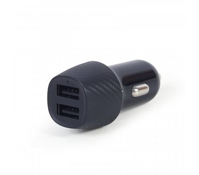 Изображение 4 Зарядное устройство Gembird TA-U2C48A-CAR-01, 4.8А, Black