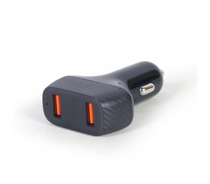Изображение 4 Зарядное устройство Gembird TA-U2QC3-CAR-01, 36Вт, Black