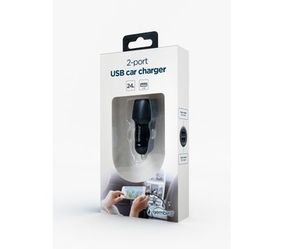 Изображение 5 Зарядное устройство Gembird TA-U2C48A-CAR-01, 4.8А, Black