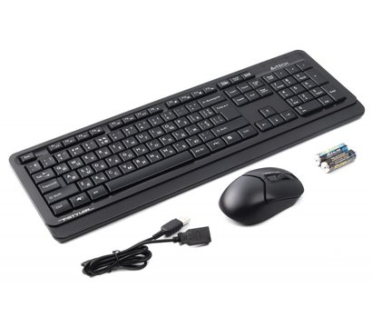 Изображение 2 Комплект мышь + клавиатура A4Tech FG1012 USB Black