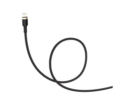 Зображення 2 Кабель ColorWay USB-Lightning, spiral, 2.4А, 1м, Black - CW-CBUL051-BK