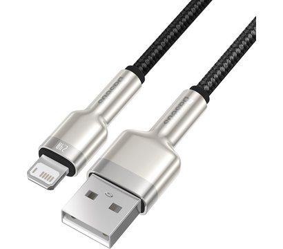 Зображення 2 Кабель Baseus Cafule Metal USB-Lightning, 1м Black – CALJK-A01