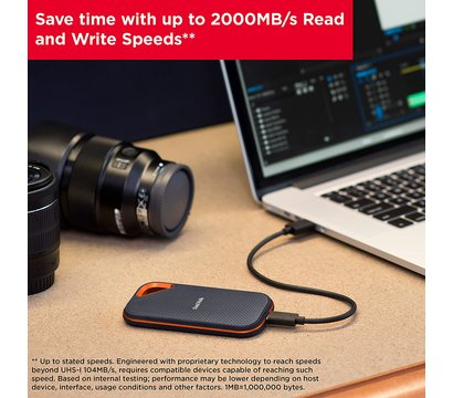 Изображение 5 Накопитель SSD SanDisk E81 4TB USB 3.2 Gen 2x2 Type-C TLC — SDSSDE81-4T00-G25