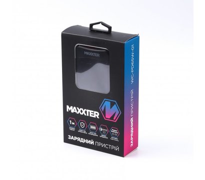 Зображення 5 Зарядний пристрій Maxxter 1 USB-A + 2 USB-C – WC-PD65W-01