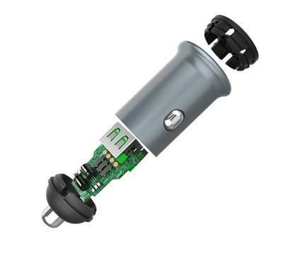 Изображение 5 Зарядное устройство ColorWay (2USBx2.4A, 36W) Quick Charge 3.0 Gray – CW-CHA036Q-GR