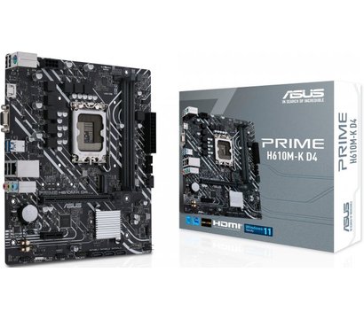 Изображение 6 Материнская плата Asus Prime H610M-K D4 (s1700, Intel H610, PCI-Ex16)