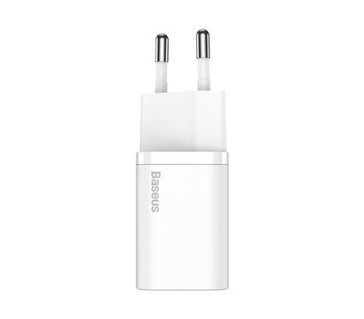Изображение 2 Зарядное устройство Baseus Super Silicone PD Charger (1USB-C) 20W White – CCSUP-B02
