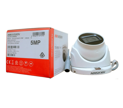 Изображение 5 Видеокамера HikVision DS-2CE76H0T-ITMF(C) (2.4 мм) купольная, Фокусное расстояние (мм): 2.4 мм