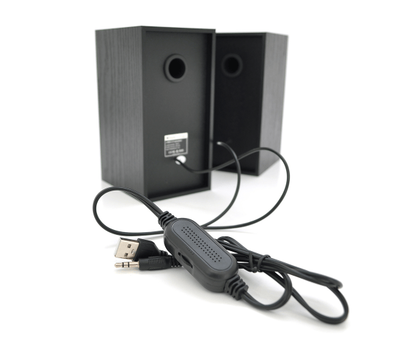 Зображення 2 Акустична система 2.0 Kisonli T-004 USB + 3.5mm, Black