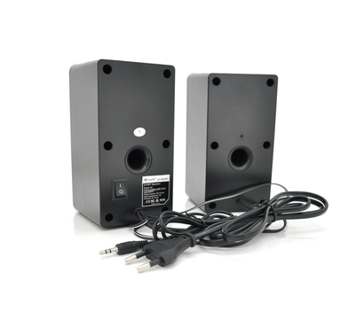 Зображення 2 Акустична система 2.0 Kisonli AС-9002, 3.5mm, Black
