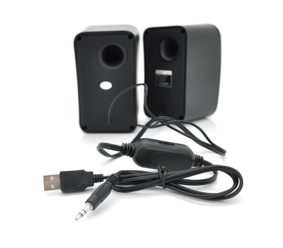 Зображення 2 Акустична система 2.0 Kisonli KS-06, USB + 3.5mm, Black