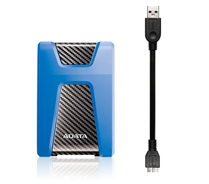 Зображення 2 HDD A-Data DashDrive Durable HD650 2TB 5400rpm 2.5 USB 3.1 External — AHD650-2TU31-CBL
