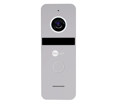Зображення 3 Домофонний комплект NeoLight KAPPA HD Kit Silver сенсорні кнопки, Колір (домофон + панель): білий + сірий