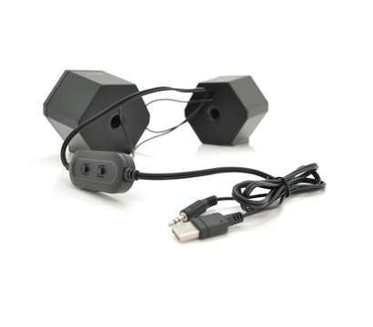 Зображення 3 Акустична система 2.0 Kisonli L-6060 USB + 3.5mm, Black
