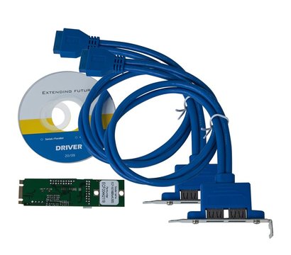 Изображение 3 Frime M2 (M&B Key) to 4 x USB3.0, NEC720201 – ECF-M2.M&Bto4USB3