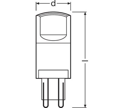 Зображення 5 LED лампочка Osram LEDPIN40 3,8W/840 230V CL G9 FS1 - 4058075432420 на 40 Вт
