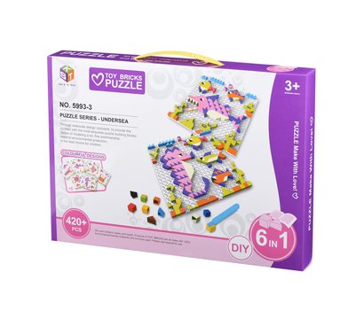 Зображення 2 Пазл Same Toy Мозаика Colour ful designs 420 эл. - 5993-3Ut
