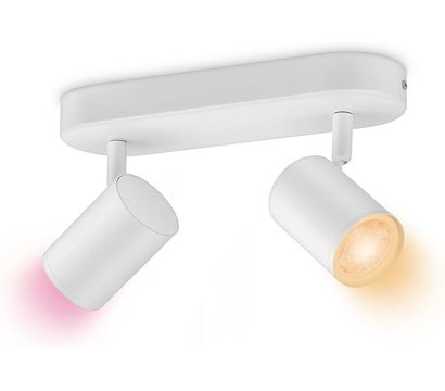 Зображення 4 Smart світильник WiZ Imageo Spots 2x5W 2200-6500K RGB Wi-Fi White