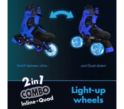 Зображення 5 Ролики для дітей Neon Combo Skates Blue - NT09B4