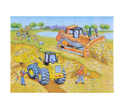 Изображение 6 Пазл Same Toy Строительная техника - 2201Ut