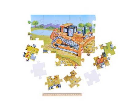 Изображение 7 Пазл Same Toy Строительная техника - 2201Ut