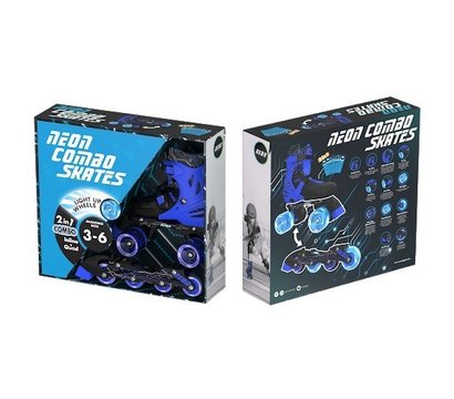Зображення 7 Ролики для дітей Neon Combo Skates Blue - NT09B4