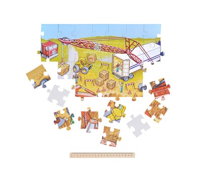 Изображение 8 Пазл Same Toy Строительная техника - 2201Ut
