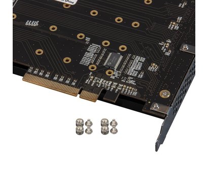 Изображение 3 Frime PCI-E x8 to 4 x M.2 (M Key), PLX8724 – ECF-PCIEtoSSD011