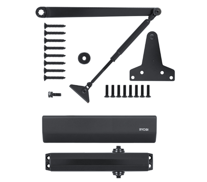 Зображення 5 Дотягувач Ryobi D-2055V BC UNIV Black універсальна тяга, Колір корпусу: чорний
