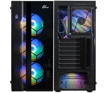 Зображення 2 Корпус Frime Nucleus Black USB 3.0 no PS – Nucleus-U3-GLS-4DTRMLT16.6WP