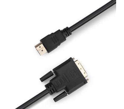 Изображение 3 Кабель мультимедийный ProLogix Premium HDMI-DVI M/M, V1.3, 0,5м - PR-HDMI-DVI-P-01-30-05m