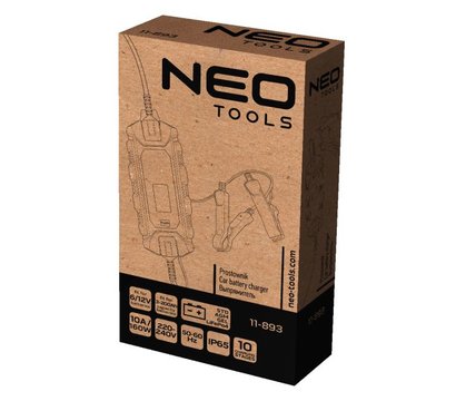 Зображення 2 Пуско-зарядний пристрій Neo Tools, 10А/160Вт, 3-200Ач - 11-893