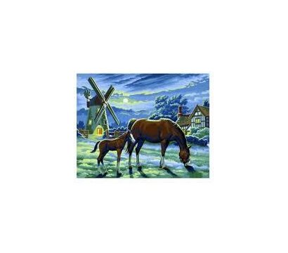 Изображение 2 Развивающий Sequin Art Painting by numbers Senior Evening Pasture - SA0429