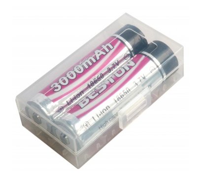 Зображення 3 Акумулятор Beston 18650 Li-Ion 3000mAh case 2шт