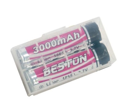 Зображення 4 Акумулятор Beston 18650 Li-Ion 3000mAh case 2шт