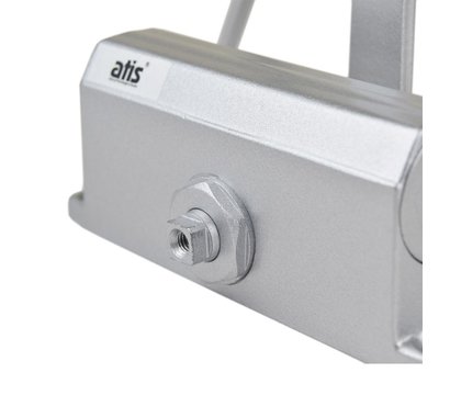 Изображение 4 Доводчик Atis DC-603 Silver до 60 кг, Цвет корпуса: серебристый