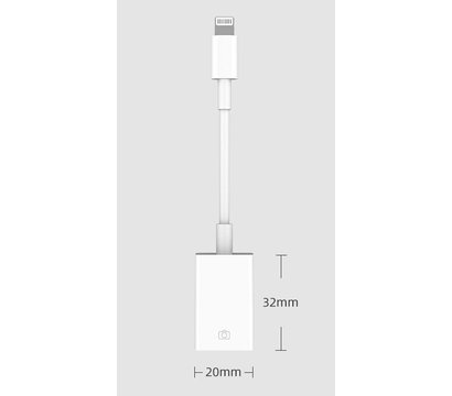 Изображение 7 Адаптер Xoko Lightning - USB White - MH-350