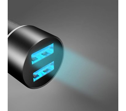 Изображение 4 Зарядное устройство SkyDolphin SZ02 Aluminium (2USB, 2.4A) Black — AZP-000074