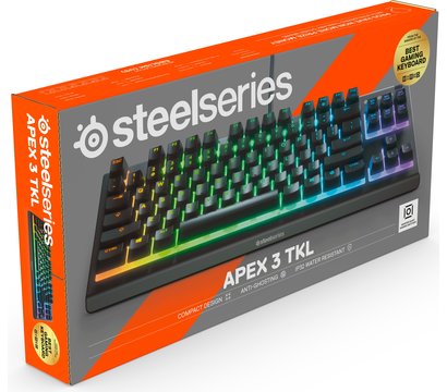 Зображення 10 Клавіатура SteelSeries Apex 3 TKL Ukr USB - 64831