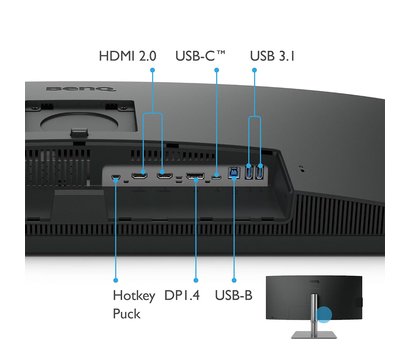 Изображение 9 Монитор BenQ PD3420Q IPS Grey – 9H.LJHLB.QPE