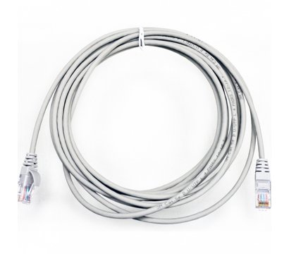 Изображение 2 Патч-корд витая пара Kingda UTP Cat.5e CCA (2 м) grey