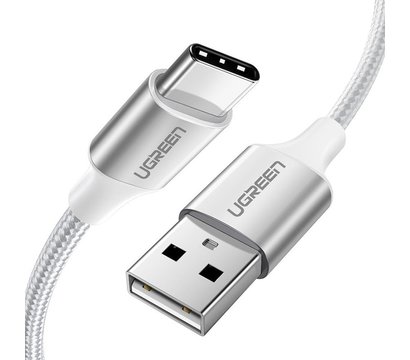 Зображення 2 Кабель Ugreen US288 USB 2.0 AM-Type-C M, 1.5 м, 3.0A White - 60132