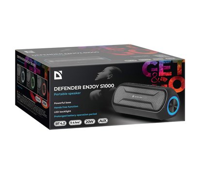 Зображення 6 Акустична система 1.0 Defender Enjoy S1000 Bluetooth Black – 65688