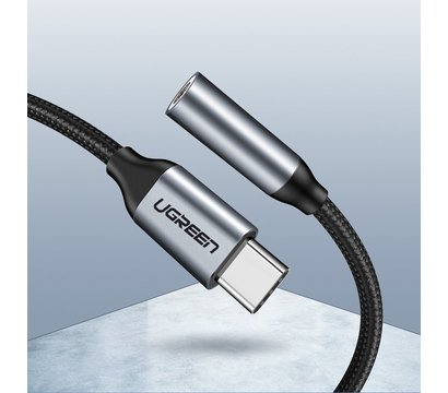 Зображення 7 Ugreen AV142 Type C - AUX 3.5мм M/F 0.10м Black - 30632