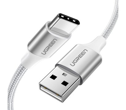 Изображение 2 Кабель Ugreen US288 USB 2.0 AM-Type-C M, 2 м, 3.0A White - 60133