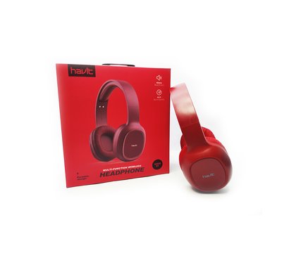 Зображення 2 Навушники Havit HV-H2590BT Bluetooth Red - 25110