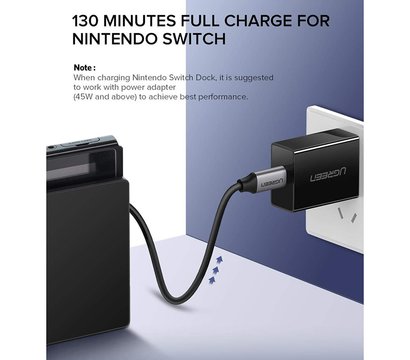 Зображення 2 Кабель Ugreen US161 USB3.1 GEN1 Type-C M-M, 1.5 м, 3A Grey - 50751