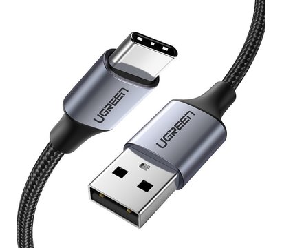 Зображення 3 Кабель Ugreen US288 USB 2.0 AM-Type-C M, 1.5 м, 3.0A Black - 60127
