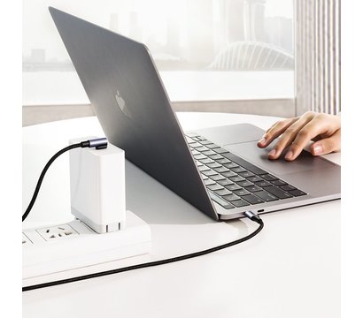 Зображення 5 Кабель Ugreen US255 USB 2.0 Type-C M-M, 1 м, Black-Grey - 50123