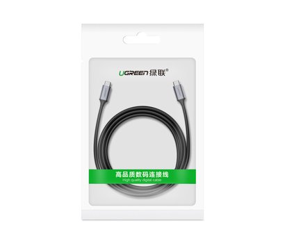 Зображення 6 Кабель Ugreen US161 USB3.1 GEN1 Type-C M-M, 1.5 м, 3A Grey - 50751